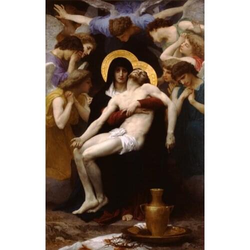 Handmade Oil painting reproduction Pieta by William Bouguereau