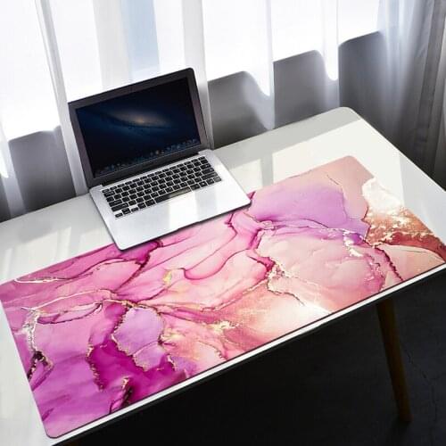 Marble Pattern Mausepad Oversize Mouse Mat Gamer Desk Pad Pad On The Table Gamers Accessories Xxl Mousepad Speed Gaming PcMice