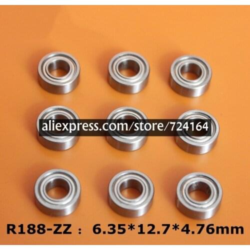 R188ZZ Metal seal cover Inch miniature deep groove ball bearing