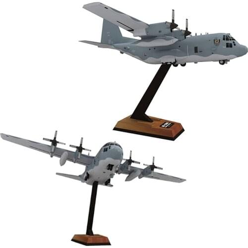 1Pc 1:100 Scale AC130 Ghost Aerial Gunship Aircraft Paper Model Military Fighter Paper Model