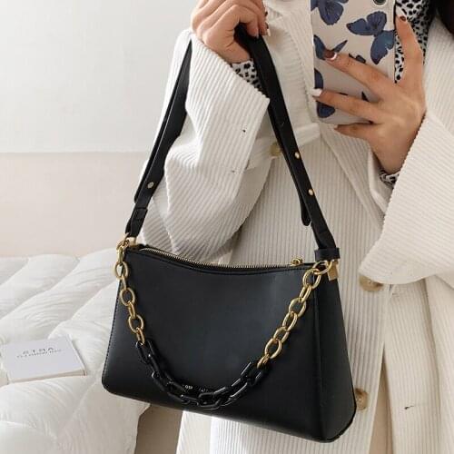 Fashion Pu Leather Women Handbags High Quality Ladies Chain Small Shoulder Bag Designer Casual Female Handbag Messenger Bags New