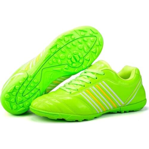 2018 Mens Football Shoes TF Nail Antiskid Sports Shoes Athletic Trainers Sneakers Adults Boots Cheap
