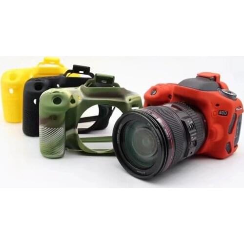 Soft 80D Silicone Case Camera Bag for Canon 80D Rubber Protective Camera Case Cover Skin