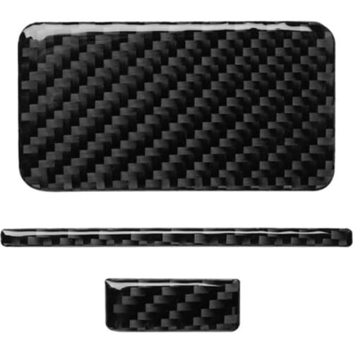 3Pcs Car Central Control Panel Sticker Interior Decor Accessory for Nissan 350Z