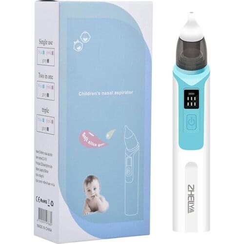 New Rechargeable Baby Nose Cleaner Silicone Adjustable Suction Child Nasal Aspirator Health Safety Convenient Low Noise