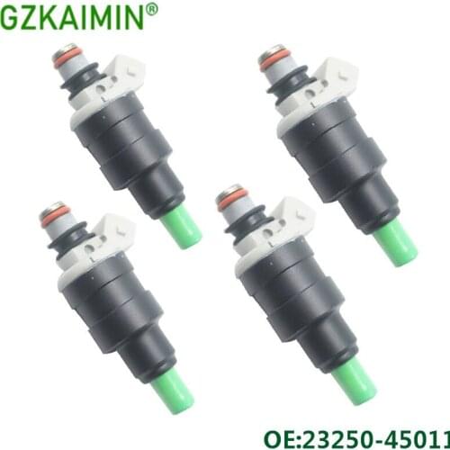 Original Top SET OF 4 High Quality Parts Fuel Injector Nozzle 23250-45011 2325045011 FOR TOYOTA 2.4 Pickup 4Runner Celica