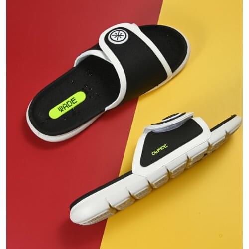 LINING 2020 Men Wade Sandal Fashion Velcro Outdoor Sports Shoes Slippers Soft Light Slippers ABTQ009