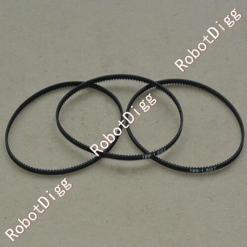 GT1.5 Timing Belt,Closed-loop,3mm width,189mm length,126teeth