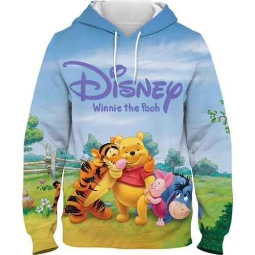 Cute The Many Adventures of Winnie the Pooh 3D print Boys girls Hoodie Unisex Fashion Harajuku Streetwear Casual Jacket Hoodies