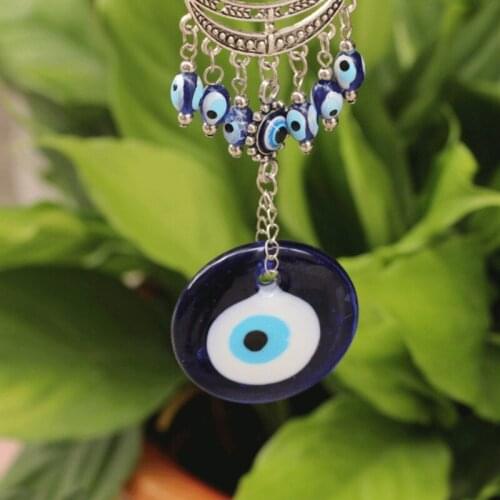 Turkish Blue Evil Eye Amulets Wall Protection Hanging Lucky Pendant Wind Chimes
