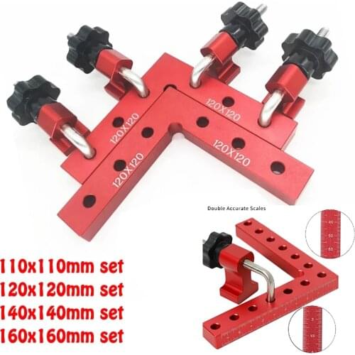 90 Degrees L-Shaped Auxiliary Fixture Splicing board Positioning Panel Fixed clip Carpenters Square Ruler Woodworking tool