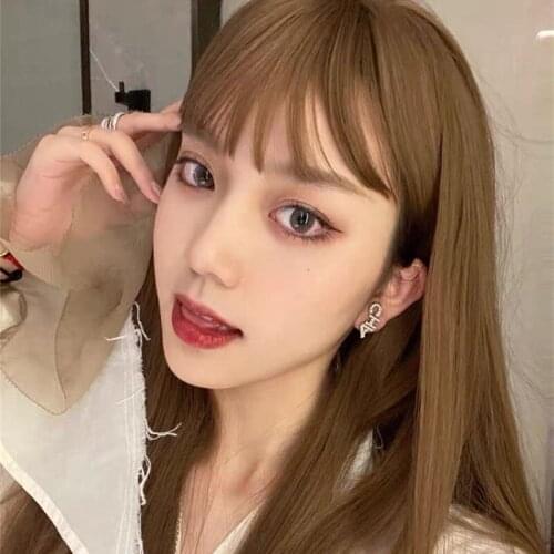 TIMEONLY Unique Design English Letter Stud Earrings Bling Bling Rhinestones Caharm Earring Asymmetric Jewellery for Women Lady