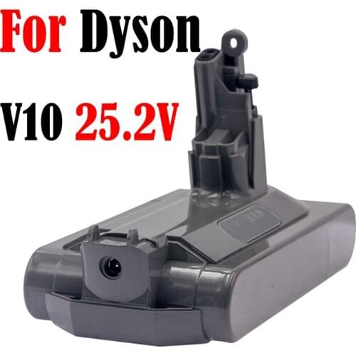 Vakaumus For Dyson V10 Battery 25.2V 6AH Li-ion Vacuum Cleaner Rechargeable Battery Absolute Fluffy Cyclone SV12 Lithium Battery