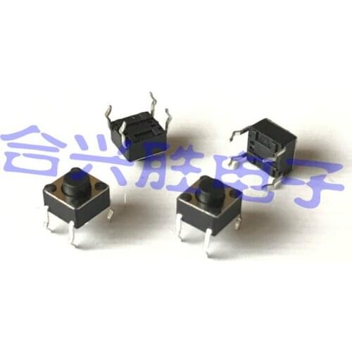 10 pieces of tact switch 6 * 6 * 5mm high quality copper foot button 4-pin micro push button switch for induction cooker