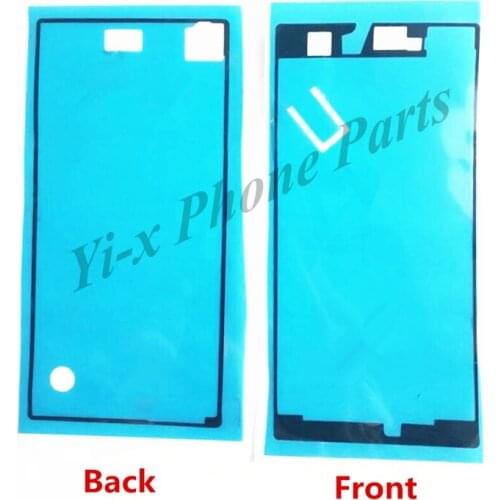 2pcs/lot Front LCD Display Screen + Back Waterproof Adhesive Glue Tape Sticke for Sony Xperia Z1T