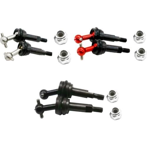 2PCS Metal Universal Driving Shaft Dogbone for RC WLtoys K969 K989 P929 Upgrades