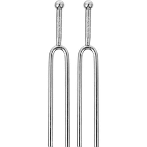 2Pcs Tone Tuning Forks Guitar Tuning Forks Tuning Forks A 440hz Tuning Forks for Guitar Performance Instrument