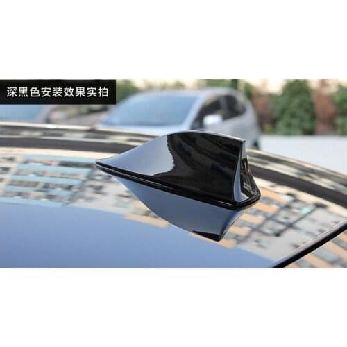 Car styling Antenna Shark fin Antenna Radio FM Signal Aerials Sticker For Renault Megane 3 4 Scenic 3 4 Twingo 2 3 Accessories