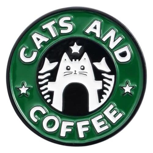 Animal cat pins for women jewelry fashion Brooches cute cartoon enamel badge for friends gift