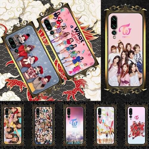 TWICE Yoo JungYeon momo Sana Mina Phone case For Huawei P Mate P10 P20 P30 P40 10 20 Smart Z Pro Lite 2019 black trend prime