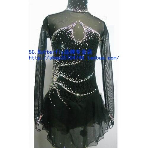 Crystal Custom Figure Skating Dress Girls New Brand Ice Skating Clothes For Competition DR4707