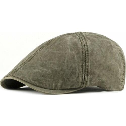 Spring Summer Solid Color Newsboy Caps Men Mesh Cotton Flat Peaked Cap Women Painter Beret Hats 25