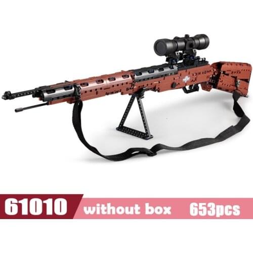 DIY Building Blocks Soft Bullet Gun Toy Kids Electrical Of 98K Rifle Gun Educational Construction Outdoor Toys For Children Boy