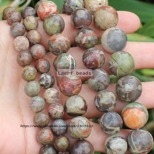 Natural Dragon Blood Jasper Stone Round loose beads 4-14mm,For DIY Jewelry Making !We provide mixed wholesale for all items