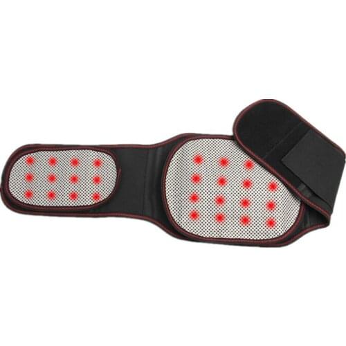 1 Pc Magnetic Self Heating Back Lumbar Support Tourmaline Belt Magnetic Therapy Adjustable With 32 Pcs Magnets 5 Pcs Metal Plate