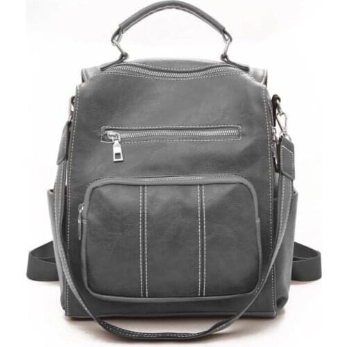 Trendy Womens Singles Backpack Universal Womens Bag 2021 New Pu Pillow Bag