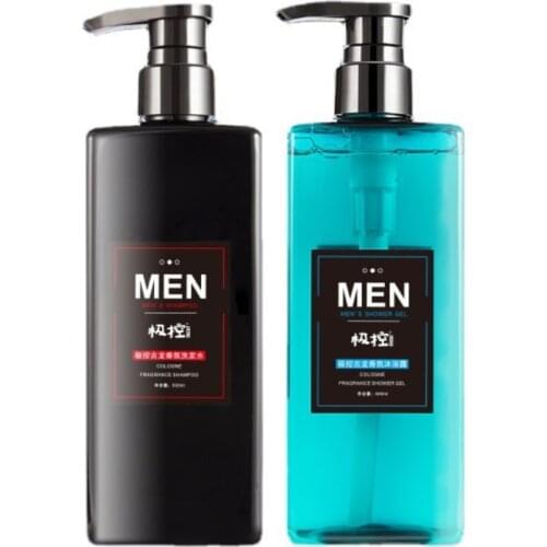 Mens shower gel left the amino acid cologne fragrance rehydration refreshing oil de dandruff shampoo set body wash