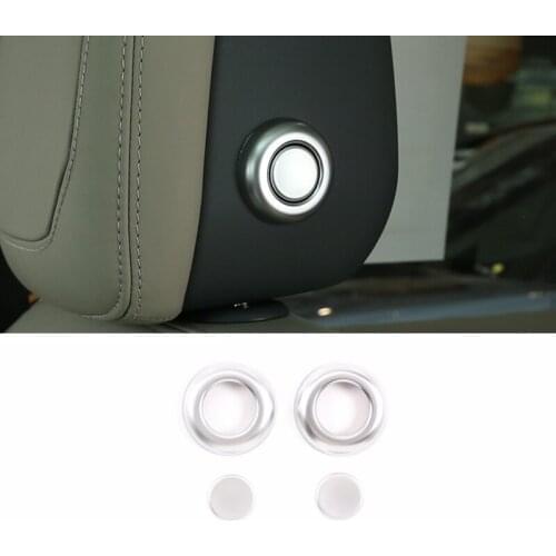 Car Head Pillow Adjustment Button Cover Trim For Land Rover Defender 2020 Car Accessories