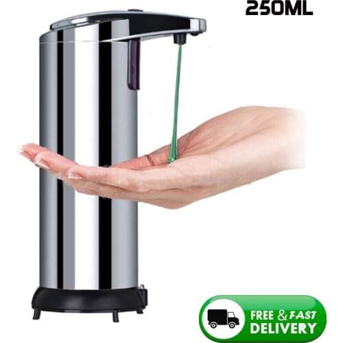 New 250ML Touchless ABS Soap Dispenser Automatic Liquid Soap Dispenser Smart Sensor Soap Dispensador For Kitchen Bathroom