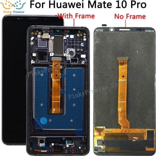 OLED 6.0" Repair for huawei mate 10 pro lcd screen digitizer display touch screen assembly with frame and tools