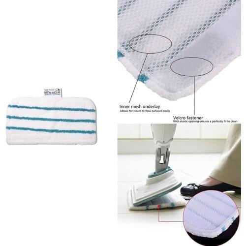 Microfibre Replacement Cleaning Pads for Black+Decker Steam Mop FSMP20, FSMH1321JMD, FSM1500, FSM1600, FSM1610