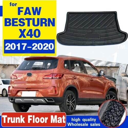 Tailored Boot Liner Tray For FAW BESTURN X40 2017-2020 Car Rear Trunk Cargo Mat Floor Sheet Carpet Mud Protective Pad
