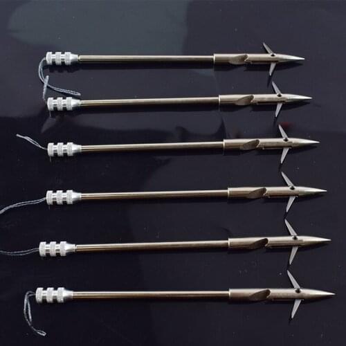 3/6/12pcs Archery Bow Fishing Slingshot Arrow Stainless Steel Broadheads Arrowhead Hunting Fishing Darts