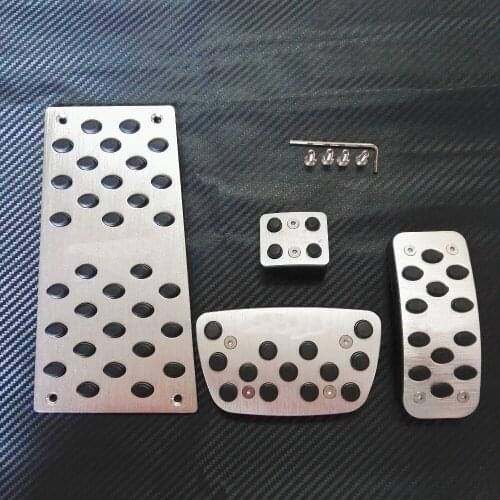 TTCR-II Accessories For Toyota Highlander Camry AT 2012 2013 2014 2015 Styling Accelerator Brake Footrest Plate Pedal Stickers