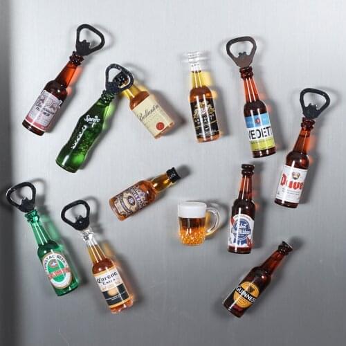 Creative Wine Bottle Opener Beer Bottle Opener Cat Magnet Refrigerator Sticker Dog Fridge Magnet Beer Opener