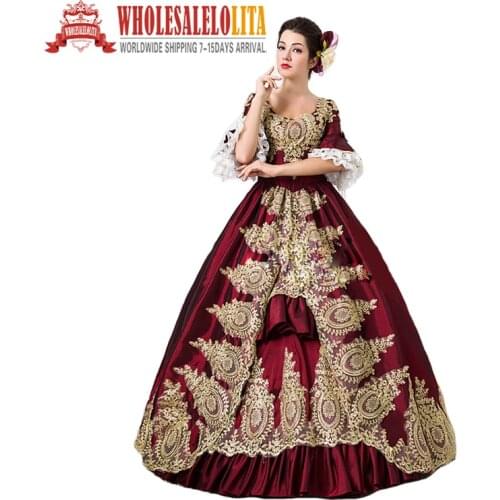 18th Century Court Dress Victorian Dresses/Rococo Style party Dresses /Rococo Baroque Marie Antoinette Renaissance Dresses