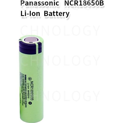 1pcs 100% Panasonic Original NCR18650B 3.7v 3400 mah 18650 Lithium Rechargeable Battery Flashlight batteries