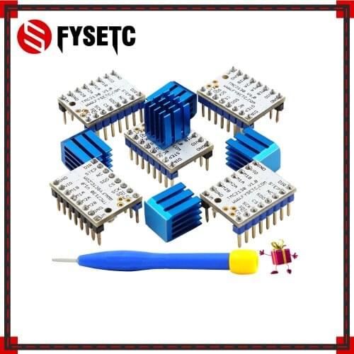 10pcs TMC2130 V1.0 Step Motor Mute Driver Stepstick Power Tube Built-in Driver Current 1.4A Peak Current 2.5A VS TMC2100 TMC2208