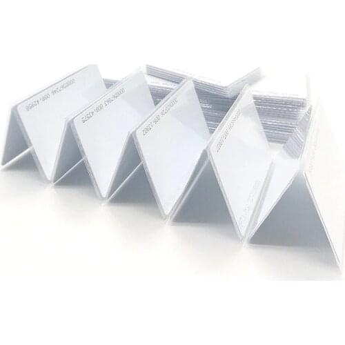 100pcs RFID Cards 125KHz EM4100 TK4100 Smart Card Proximity RFID Tag for Access control