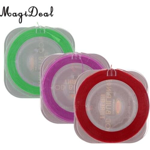 55 Yds/spool Rod Repairing Building Thread Fishing Rod Guides Wrapping Line Green/Purple/Red
