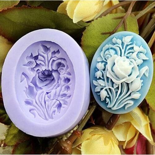 ANGRLY 5PCS Flower Silicone Fondant Mould Cake Decorating Chocolate Baking Mold Tool silicone mold kitchen accessories tarte
