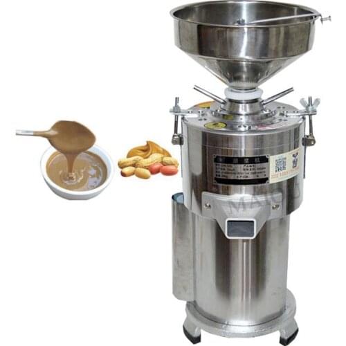 Free Shipping 220V Commercial Peanut Butter Grinder Seasum Butter Nuts Butter Maker Tomato Corn Sauce Paste Grinding Machine