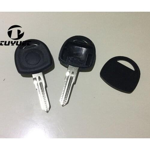 Transponder Key Shell For Chevrolet with Right Blade Car Key Blanks Replacement Case