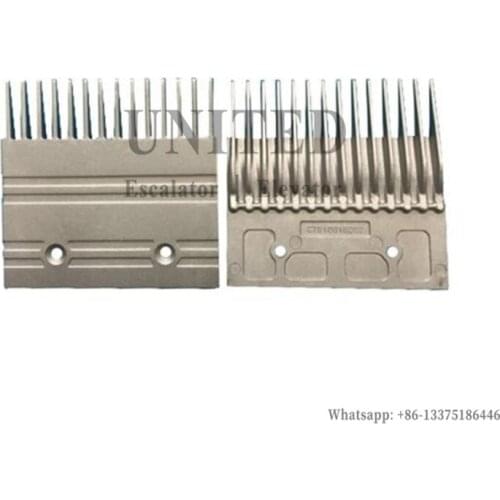 5pcs Escalator Aluminum Comb C751001B202 L127mm W123mm Hole Space 64mm 14T