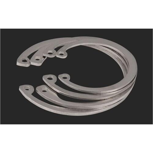 GB893 304 stainless steel Elastic retaining ring 65 Mn hole card circlip M8-M75 type C Card spring card ring cylinder Casters