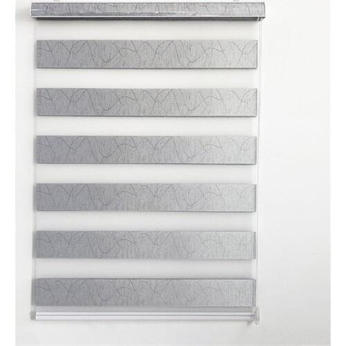 High end zebra roller window blinds sun protect curtain with elegant jacquard for bedroom living room modern decoration #LS321